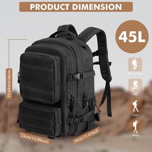 Mochila Táctica de 45L para Hombre, Mochila Grande Molle, Mochila de Asalto de 3 Días, Mochila de Supervivencia, Mochila de Senderismo - Product Image 2