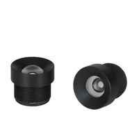 Objectif M12 à grande ouverture F2.4 5MP avec distorsion TV de moins de 0,52 %, monture S, objectif à mise au point fixe pour machine industrielle 1/2.7 pouces