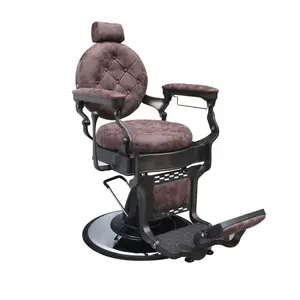 Silla de salón portátil de acero inoxidable para hombre, superventas, muebles de salón, silla de barbero