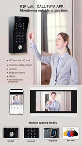 TYSH 1080p sonnette à écran tactile système d'interphone pour la maison Tuya Wifi <span class=keywords><strong>7</strong></span> pouces quatre fils visiophone - Product Image 6