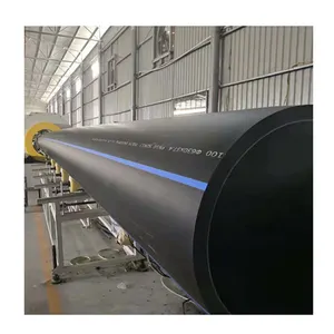 Tuyaux en plastique HDPE PE100 PIPE pe 100 hdpe tuyau 160mm 200mm 225mm 250mm 280mm 315mm 710mm Pour système d'eau et d'irrigation