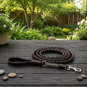 Laisse de traction de luxe à huit brins en matériau Cortex durable pour chiens de taille moyenne à grande - Corde de promenade et d'entraînement - Product Image 2
