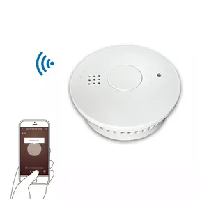 EN14604家庭用Wifi火災警報器Tuya接続煙探知器10年煙探知器バッテリー駆動