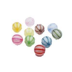 Accesorios de Joyería DIY, Cuentas Pintadas de Sandía Coloridas para Pulseras, Collares, Decoración de Ropa, Cuentas Sueltas al por Mayor - Product Image 5