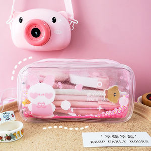 Estuche y Bolsa <span class=keywords><strong>para</strong></span> Lápices <span class=keywords><strong>de</strong></span> Plástico Transparente con Diseño Láser <span class=keywords><strong>para</strong></span> <span class=keywords><strong>Adolescentes</strong></span> - Product Image 3