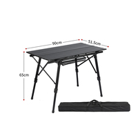 Table pliante moderne en aluminium pour l'extérieur, légère, réglable en hauteur, pour le camping, le pique-nique, la cuisine, le mobilier de camping, chevalet