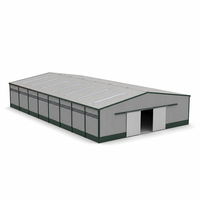 Grande structure en acier pour entrepôt, centre logistique, usine, atelier et stockage