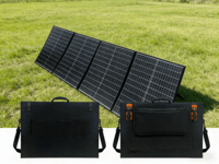 Panneau solaire portable pliable 100W 120W 200W 300W, chargeur solaire étanche IP65 pour le camping, les camping-cars et les voyages en plein air