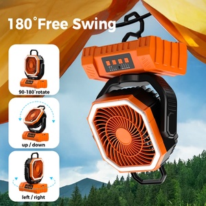 2026 New Portable Outdoor Solar Camping <b>Fan</b> <b>Remote</b> <b>Control</b> LED Solar Charging Fishing Camping Outdoor <b>Fan</b> - Product Image 3