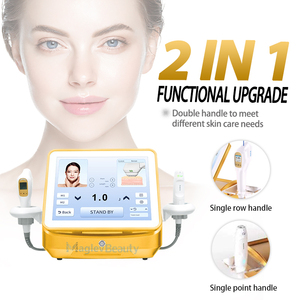 Appareil HIFU non invasif à double poignée avec sondes de 1,5/3,0/4,5 mm, dispositif de remodelage du contour du visage, réduction du double menton, raffermissement de la peau - Product Image 4