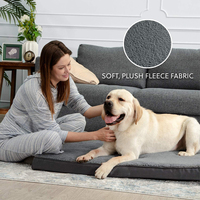 Rectangle chauffant fiable respirant orthopédique haut de gamme confortable matelas doux lit animal de compagnie