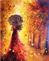 DIY peinture par numéros style moderne portrait féminin peinture numérique pour la décoration de la maison art