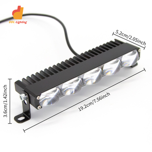 Feux de route pour voiture, feux de calandre à LED, 5 lentilles, feux de jour DRL, feux antibrouillard, feux de travail LED étanches, véhicule tout-terrain, camion - Product Image 3