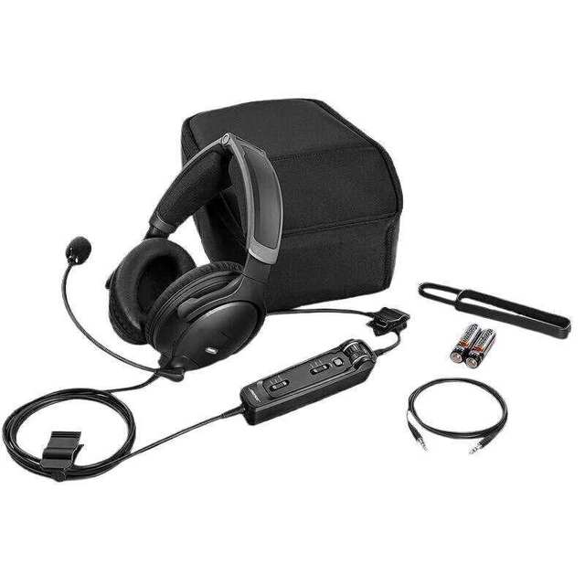 Aviation Active Noise Cancellation (ANC) Over-Ear Flight Headphones Dynamic Driver for V3.0 Wired+Wireless Dual Mode 5-10