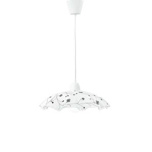 Lampadario ROOT con Pendente Bianco 42x30cm - 1xE27 MAX 60W - Product Image 1
