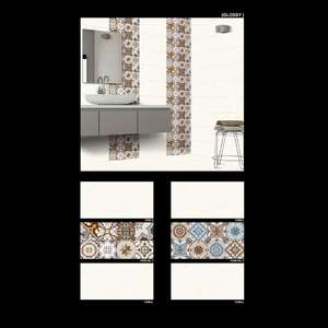 Azulejos de cerámica para pared con diseño tradicional de círculos grandes, suministro directo de fábrica, 30x60cm - Product Image 1