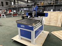 Pequeño Mini enrutador CNC DIY para tallado en madera Metal 2.2kw/3.2kw 6090 Certificado CE RIchauto Control DSP que incluye caja de cambios PLC