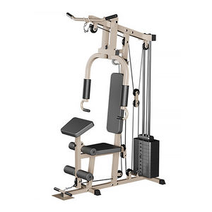 Estación de <span class=keywords><strong>Gimnasio</strong></span> Multifuncional para el Hogar con Press de <span class=keywords><strong>Pecho</strong></span> y <span class=keywords><strong>Polea</strong></span> Alta/Baja - Equipo Compacto de Entrenamiento de Fuerza para Uso Comercial y Doméstico - Product Image 1