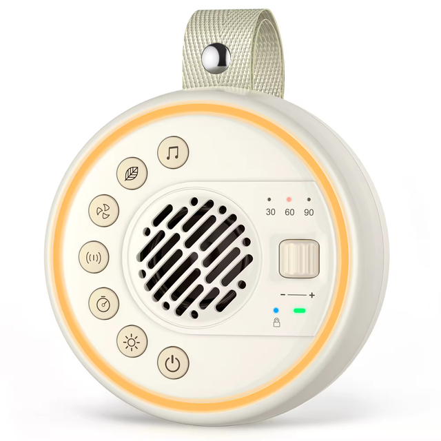 For Helping Babies Sleep Soundly at Night Compact Portable With Soothing Sounds and Easy Controls White Noise Machine