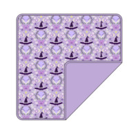 Couverture pour bébé en bambou tricotée sur mesure avec motif fantôme d'Halloween, literie confortable imprimée pour nouveau-né