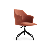 Chaise longue moderne à dossier haut nordique Accent en cuir de luxe pour la négociation de la réception de bureau et la salle d'attente Design ergonomique