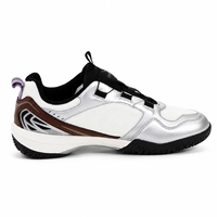 Chaussures professionnelles de badminton, tennis et pickleball, unisexes, respirantes, avec fermoir pivotant, résistantes aux chocs, chaussures d'entraînement, taille 36-45