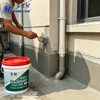 Revêtement de toiture/mur en carbonate de calcium acrylique réfléchissant la chaleur, résistant aux UV, pour la construction industrielle, imperméable, chimique V877
