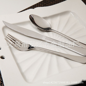 Stainless Steel Knife Fork Spoon Set 1010 Series Durable Western Cutlery For Party <b>Dinnerware</b> Set - Product Image 3