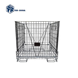 מיכל מתכת תיל 1200x1010xH1200 T28 פלדה קלה Q235 לאחסון פלטות PET, בעל קיבולת של 600 ק\\\"ג. - Product Image 1