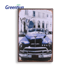 Enseignes en métal personnalisées liées à la musique Plaque murale en aluminium pour rue à crête Blanchisserie Impression UV et offset Plaque murale vintage - Product Image 3