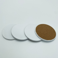 En gros Carré Blanc Brillant Sublimation Plaine Carreaux De Céramique Pour L'artisanat Sous-verres