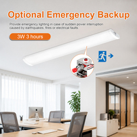 Luminaire LED linéaire intelligent pour couloir avec options de capteur pour projets de bâtiments commerciaux