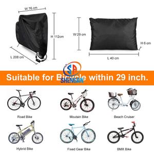 <span class=keywords><strong>Housse</strong></span> De vélo pour Vélo En Plein Air Prime De Stockage 600D Oxford Robuste, Étanche et Anti-UV-résistant aux intempéries - Product Image 5