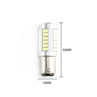 Feux de signalisation LED RCJ super lumineux 6W 1157 BAY15D, compatibles avec tous les véhicules