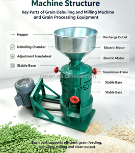 Machine à décortiquer le maïs et le blé, éplucheuse de céréales, décortiqueuse de millet, modèle très demandé - Product Image 2
