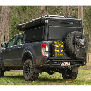 Summer Pickup Truck Cover with Aluminum Hard Top <strong>Canopy</strong> Alu-Cab Camper <strong>Roof</strong> Top Tent for Truck <strong>Roof</strong> Top - Product Image 2
