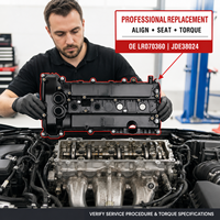 Tutup Katup Camshaft Mesin LR070360 JDE38024 Berkualitas Tinggi untuk Range Rover Evoque Discovery Sport Freelander 2 Jaguar XE XF 2.0T