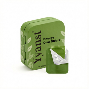 Tiras Orales de Té Verde para Energía, Absorción Rápida, Impulso Herbal de Energía, OEM, Venta al por Mayor, Marca Privada, Suplemento Dietético Portátil - Product Image 1