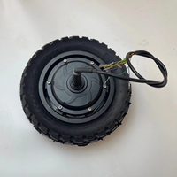 Motor Hub Terpisah 10 Inci 36V -48V 1200W 1250RPM 10" Tanpa Sikat, Motor Poros Tunggal untuk Tricycle, Kart, dan Golf Cart