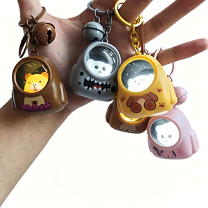 Cartoon Style <b>Anime</b> <b>Keychains</b> Keychain Ring Couple Charm Gift <b>Keychains</b> in Bulk Glowing Keychain - Product Image 6