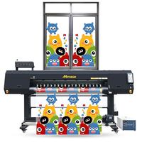 Impresora de Inyección de Tinta UV de Rollo a Rollo Mimage de 1.8 m (6 Pies), Impresora de Pancartas con Película CMYK W V, Material de Publicidad para Interiores y Exteriores, Plotter
