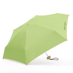 <span class=keywords><strong>Mini</strong></span> <span class=keywords><strong>parapluie</strong></span> de pluie plat à double usage pour femmes en stock 50% UPF manuel classique frais de poche UPF50 + <span class=keywords><strong>parapluie</strong></span> de pluie solaire - Product Image 2