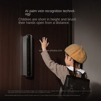 Cerradura Inteligente para Puerta Mijia M40 Pro con Doble Cámara Panorámica, Reconocimiento de Venas de la Palma y Face ID para Control por Aplicación Xiaomi