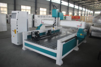 En Oferta, Router CNC 3D 1325 para Madera con Eje Rotatorio, Máquina de Trabajo de Madera con Router CNC 3D de 3kw