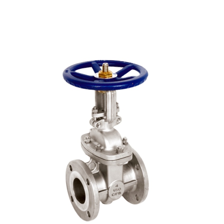 6 inch water manual slide gate valve dn200 gear operator ANSI class 150/300