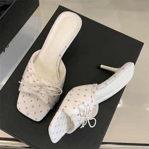 Sandalias Elegantes Casuales de Tacón Alto para Fiesta, Punta Abierta, Estilo Stiletto, Antideslizantes, Aptas para Verano y Otoño 2025 - Product Image 1