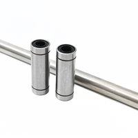 Rodamiento Lineal LM8LUU, Guía de Movimiento Lineal, Buje de Acero Cromado P6 de Precisión, Eje de 8 mm, Autolubricante, Precio de Fábrica