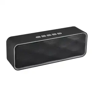 Speaker nirkabel Bluetooth 300mAh, pengeras suara pemutar musik Retro cepat, kompatibel dengan Bluetooth, pemutaran musik