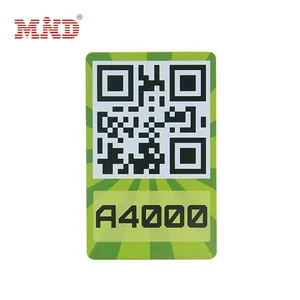 Пластиковая карта MIND с печатью серийного номера/карта участника из ПВХ с qr-кодом