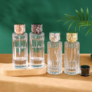 Botella de Perfume Cilíndrica de Vidrio Tipo Bayoneta, Transparente, para Muestras Cosméticas, Recargable, Vacía, Venta al Por Mayor de Fábrica - Product Image 1